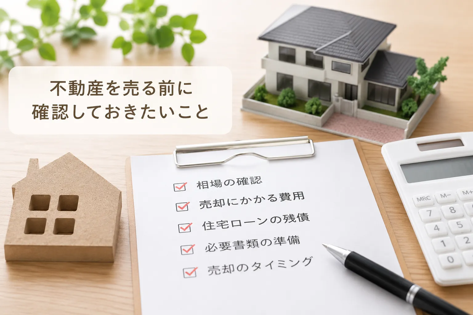 不動産を売る前に確認しておきたいこと!
