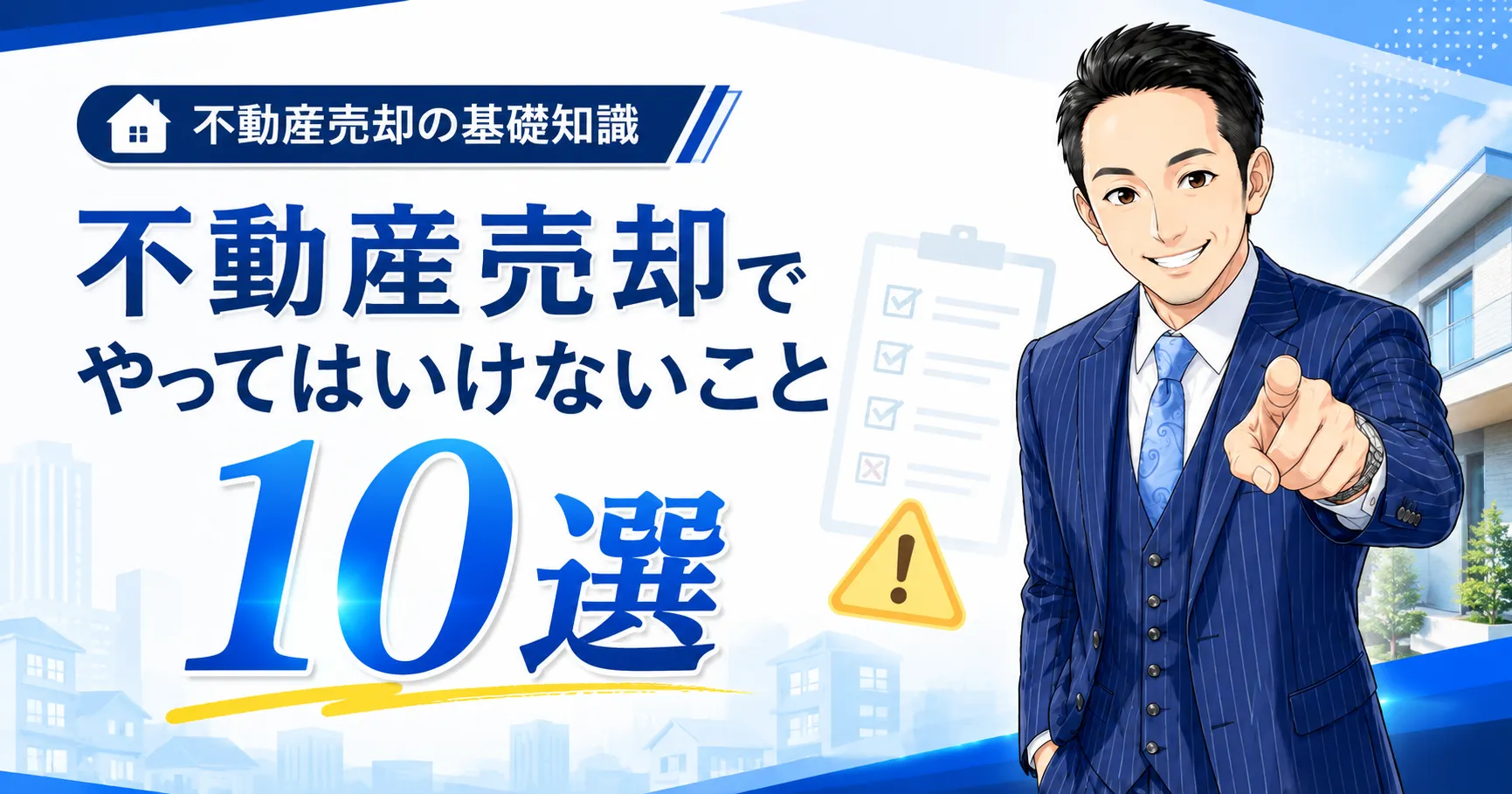 不動産売却でやってはいけないこと10選