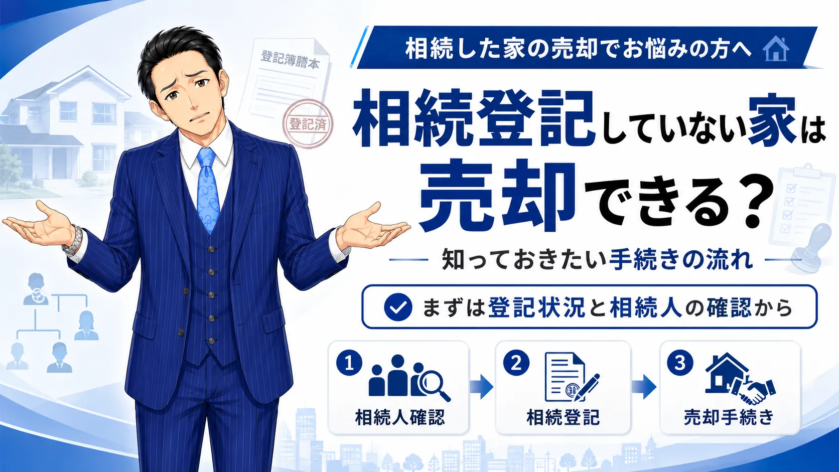 相続登記していない家は売却できる?知っておきたい手続きの流れ