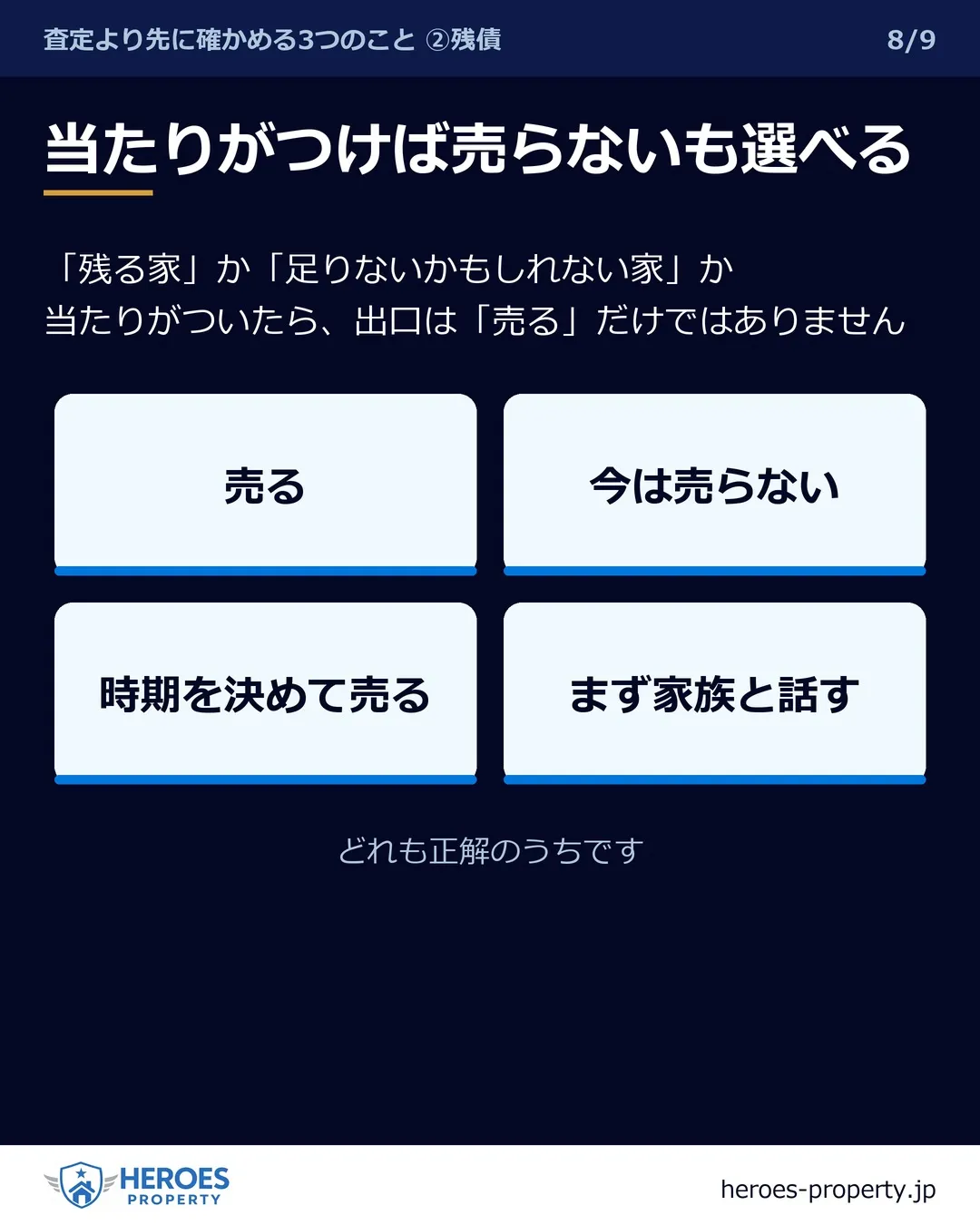 売ったお金で、ローンは消えますか？——残債から手取りまでの4...