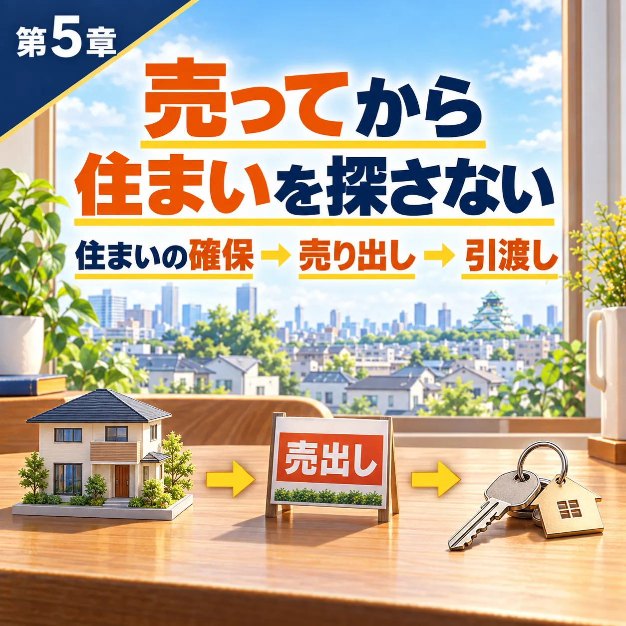 第5章:売ってから住まいを探さない——「住まいの確保→売り出し→引渡し」の順番だけ決める