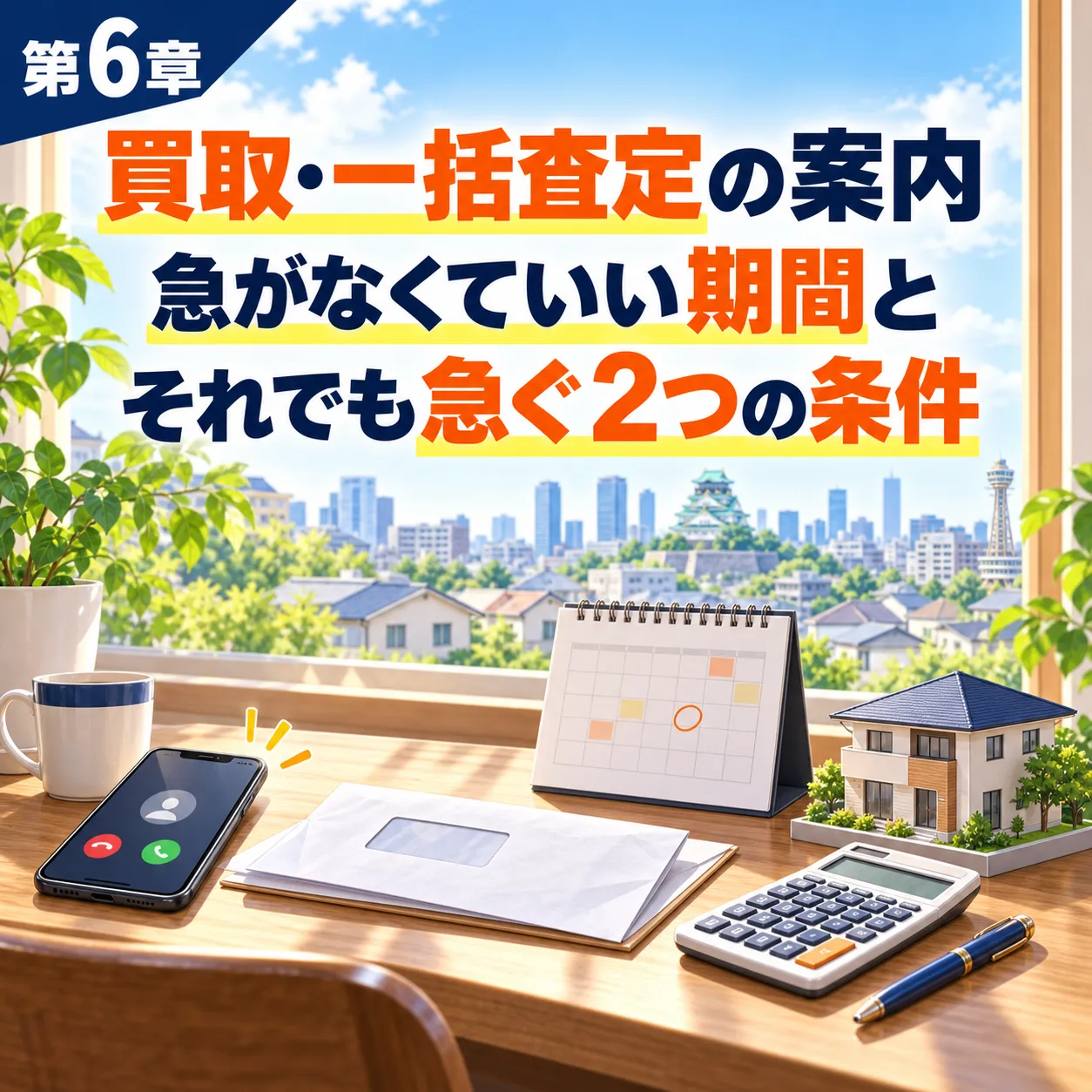 第6章:夫を亡くした直後に来る「買取」「一括査定」の案内——急がなくていい期間と、それでも急ぐ条件