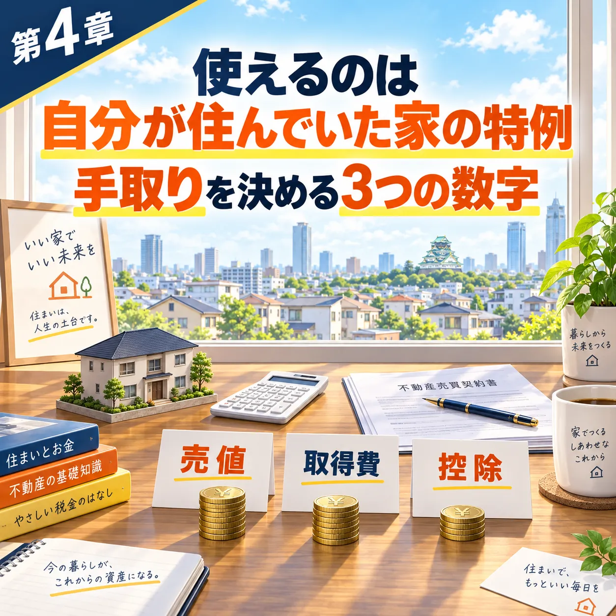 第4章:使えるのは「相続空き家の特例」ではなく「自分が住んでいた家の特例」——手取りを決める3つの数字