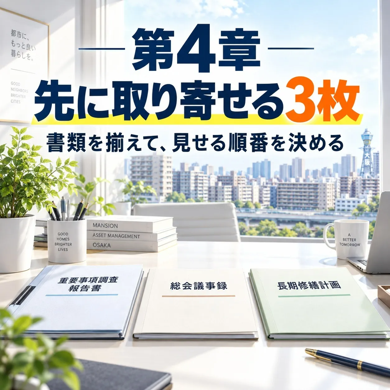 第4章:売り出し前に取り寄せる3枚と、買主に先に見せる順番