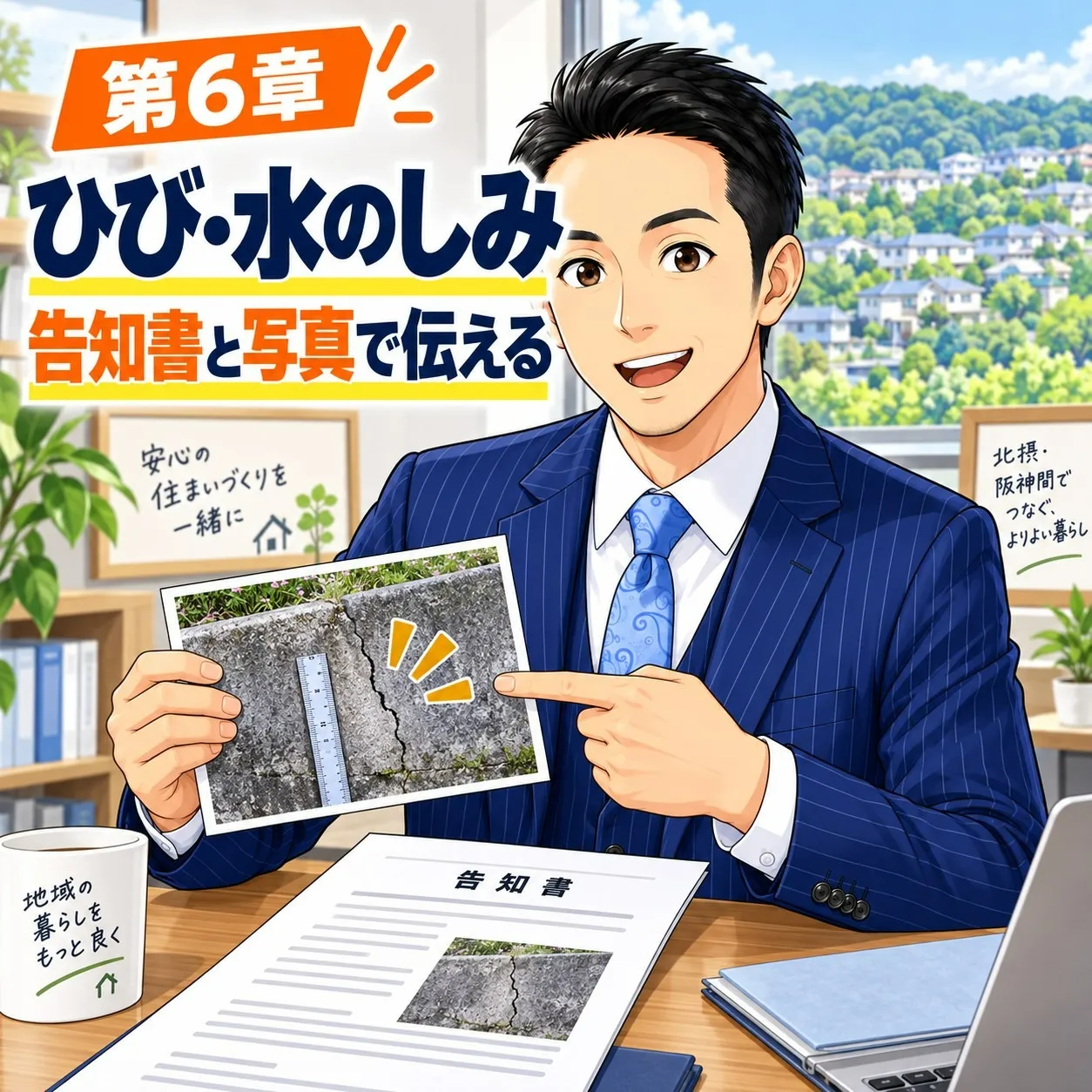 第6章:ひびや水のしみを告知書にどう書き、何を写真で残すか