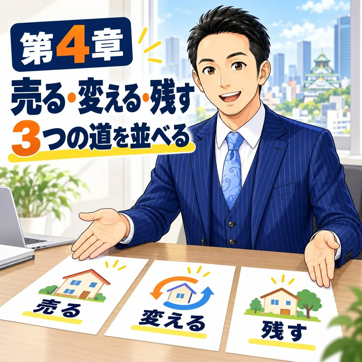 第4章:3つの道を同じ重さで比べられる|売る・返し方を変える・残す(債務整理)