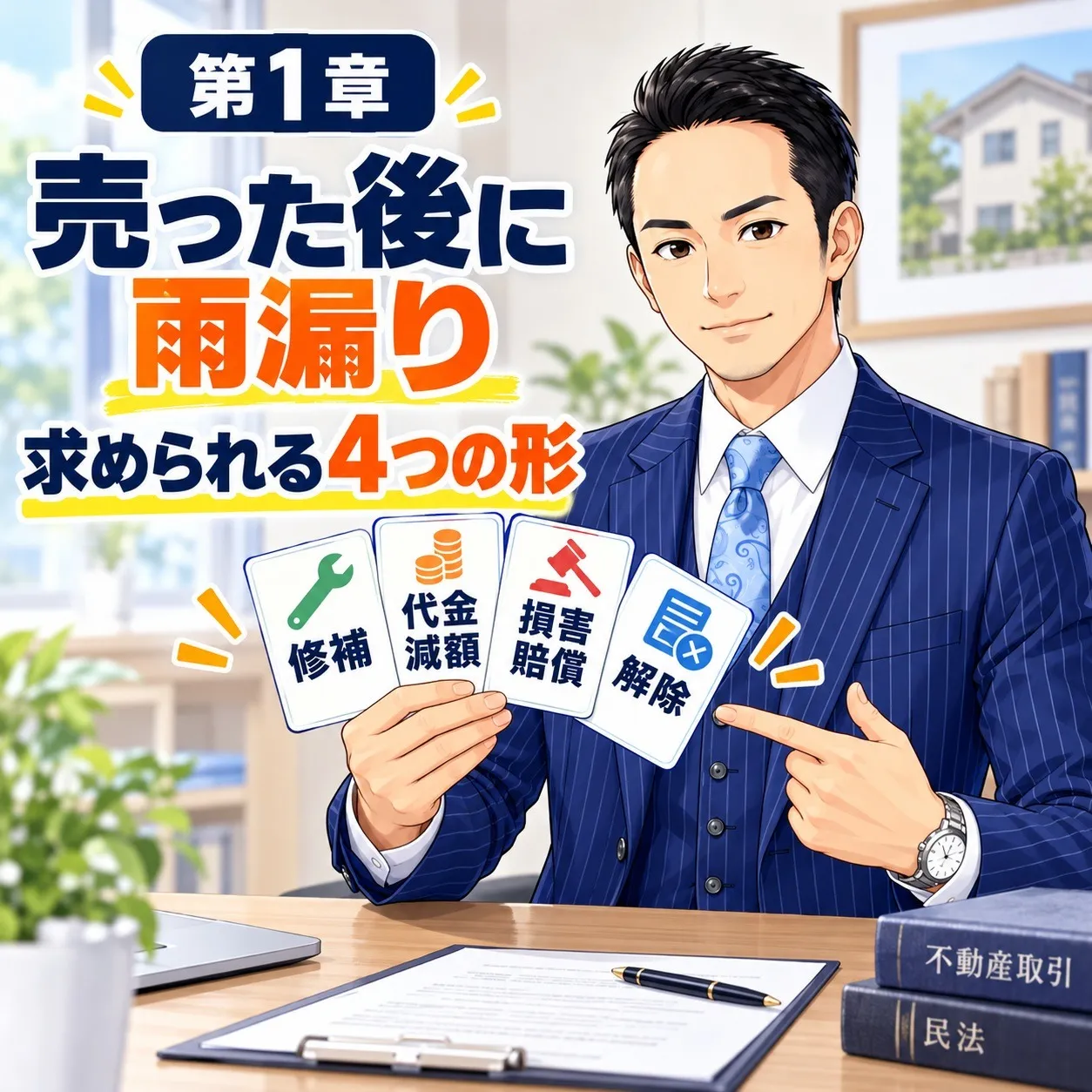 第1章:売った後に「雨漏りしています」と言われたら何が起きるか——請求の4つの形を知る