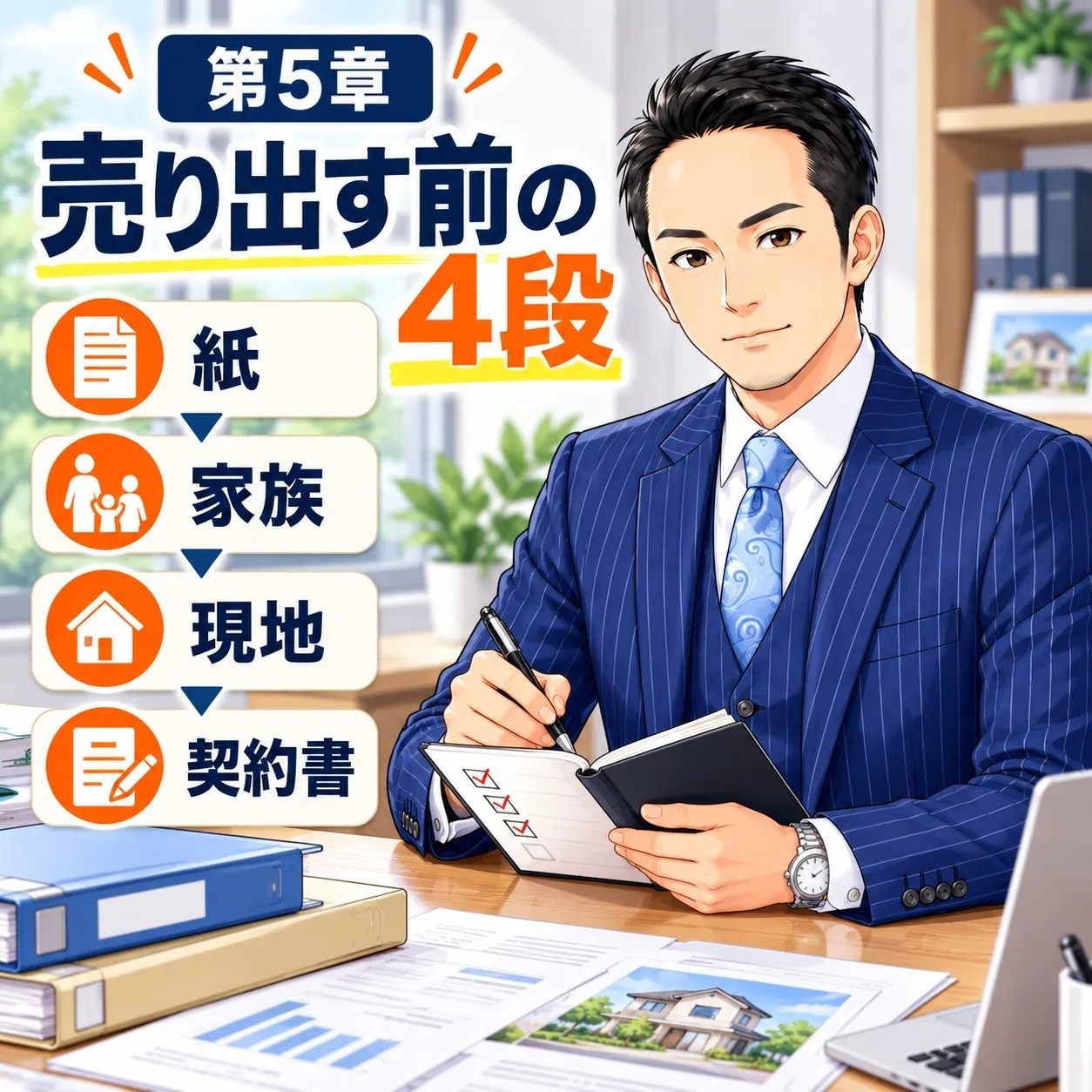 第5章:売り出す前に決める順番——紙を集める、家族に聞く、契約書の1行を見る