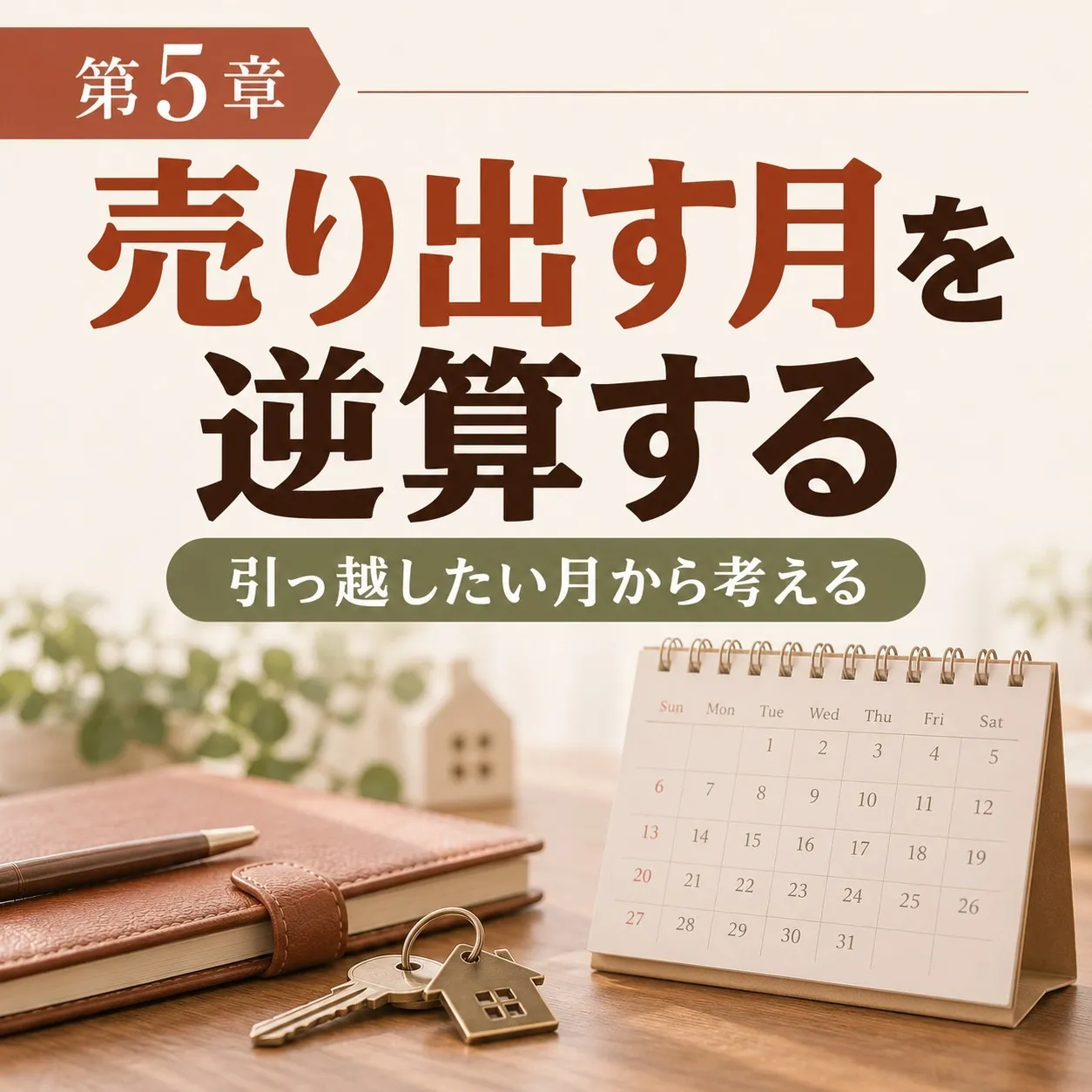 第5章:住める年数から、売り出す月を逆に数える