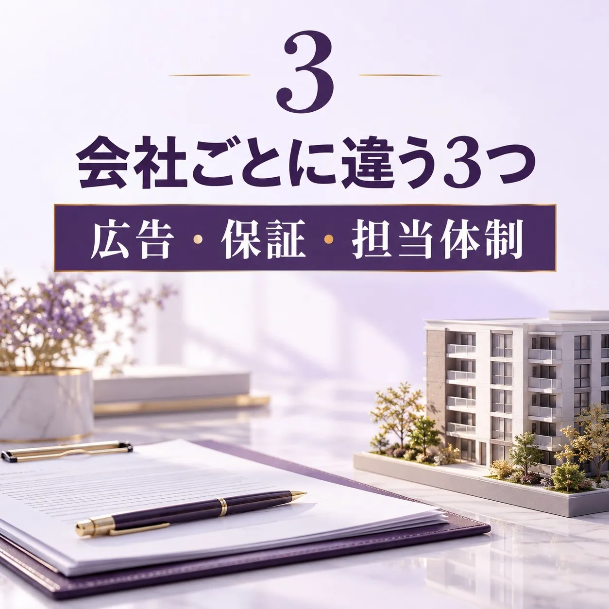 第3章:会社の大きさで「変わる」3つ——広告と店の数・保証サービス・担当の体制
