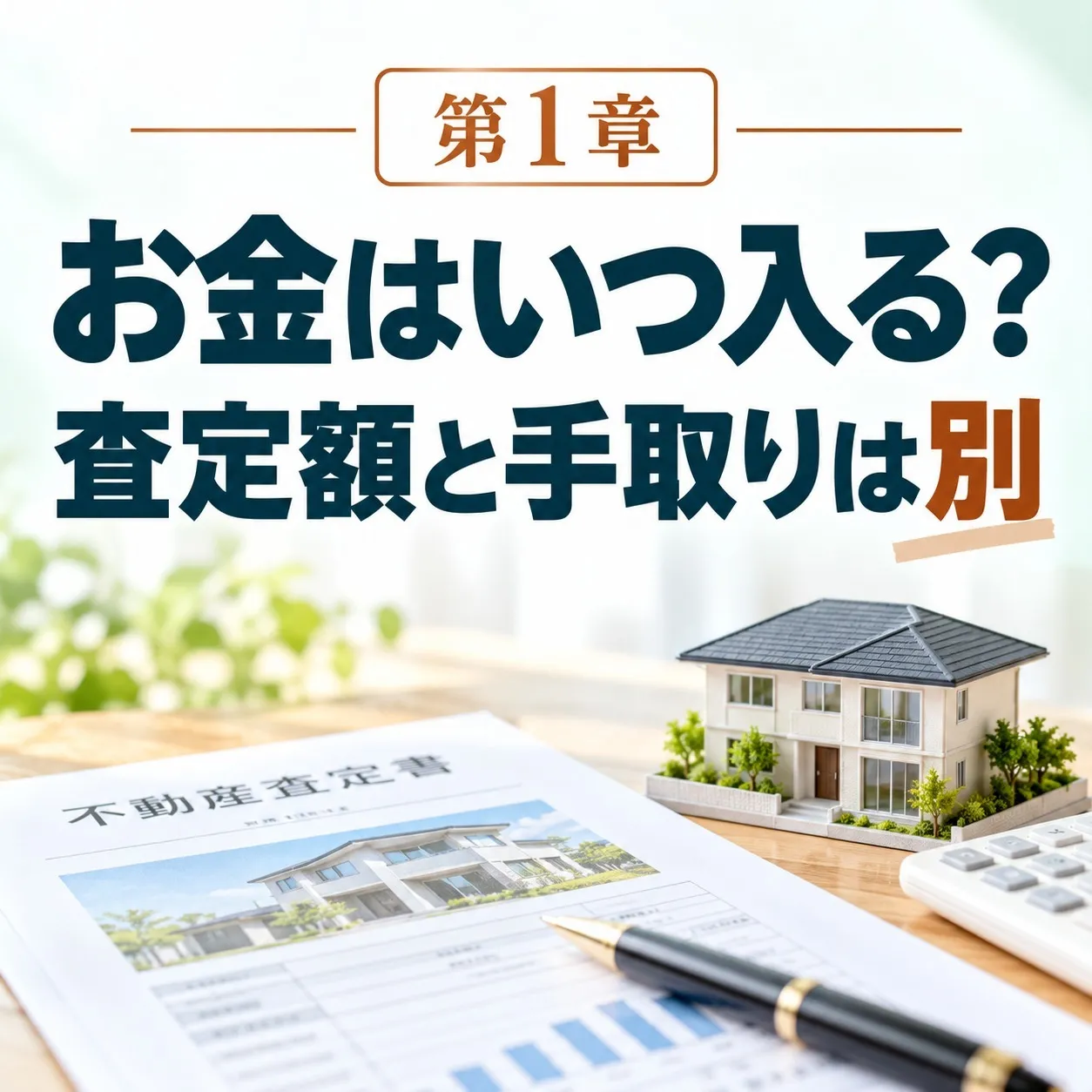 第1章:「お金はいつ入るん?」——査定書の金額が、そのまま入ってこない理由