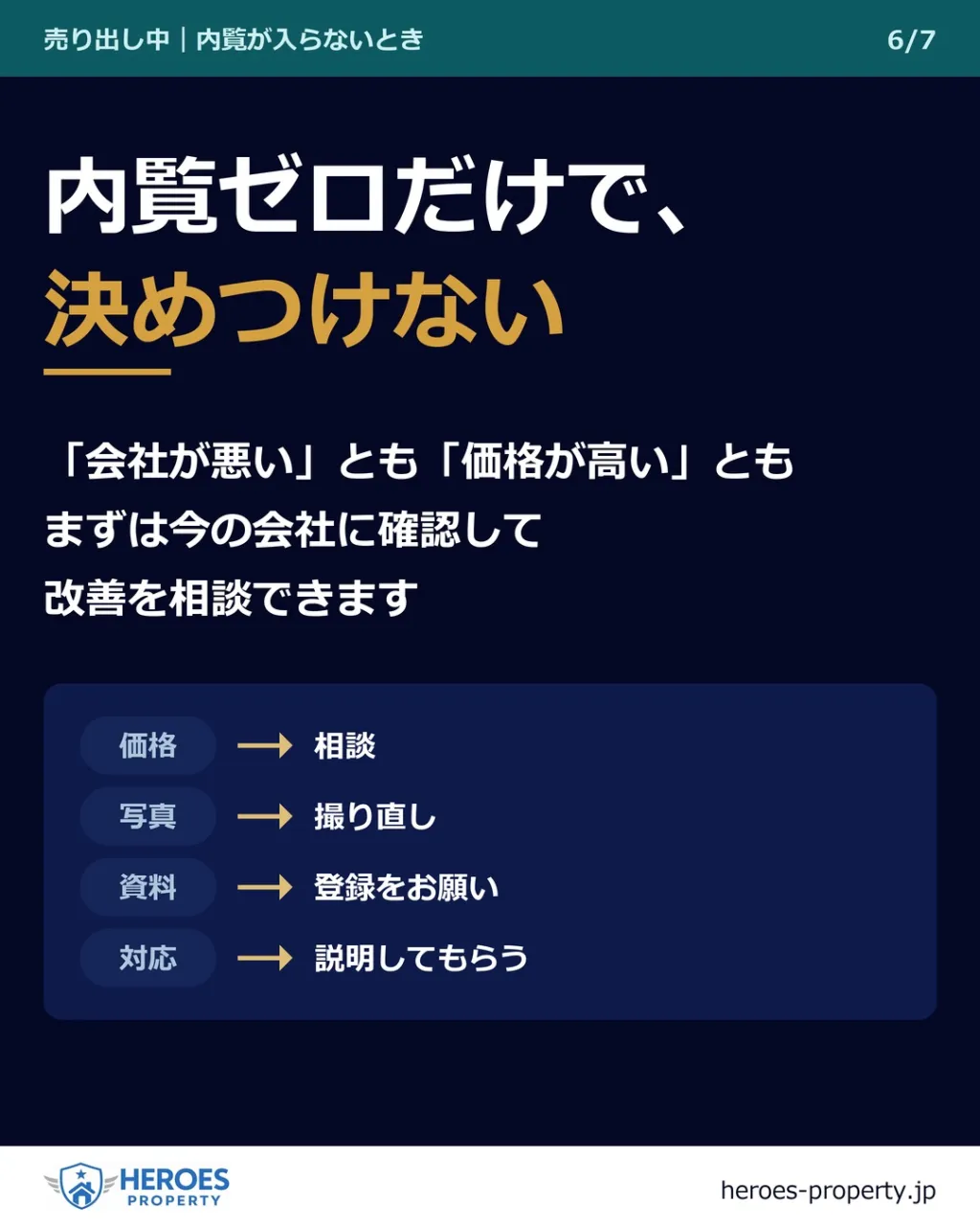 「3か月、内覧が1件も入らないんです。