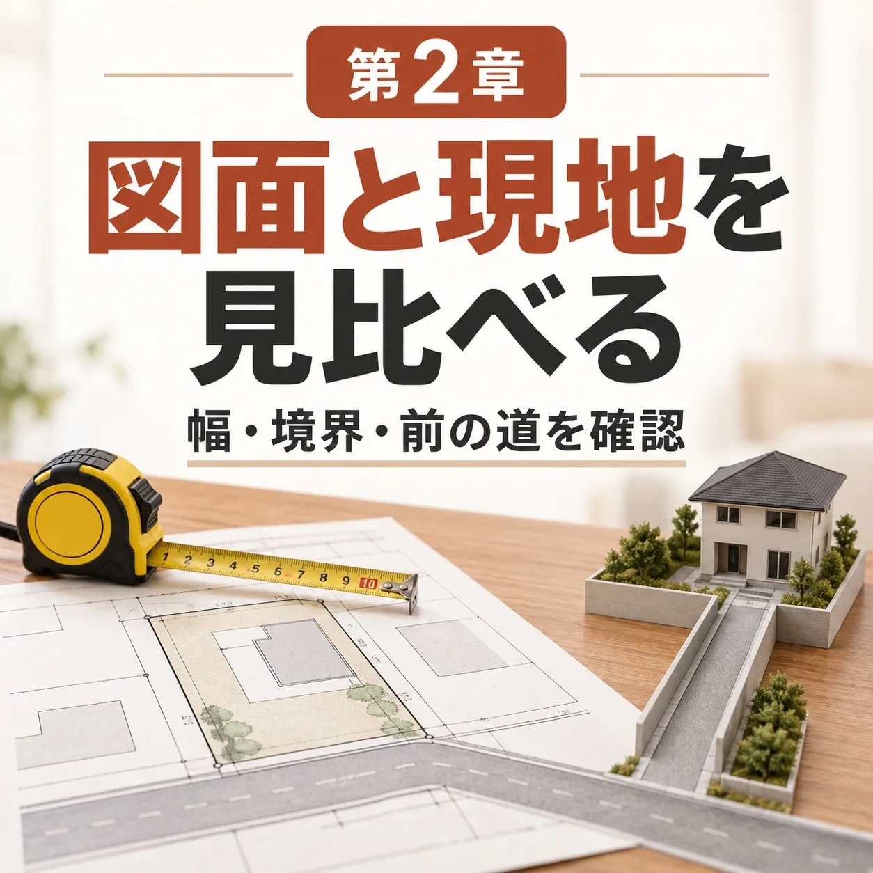第2章:建て替えできるかを紙で確かめる——竿の幅2mと前の道
