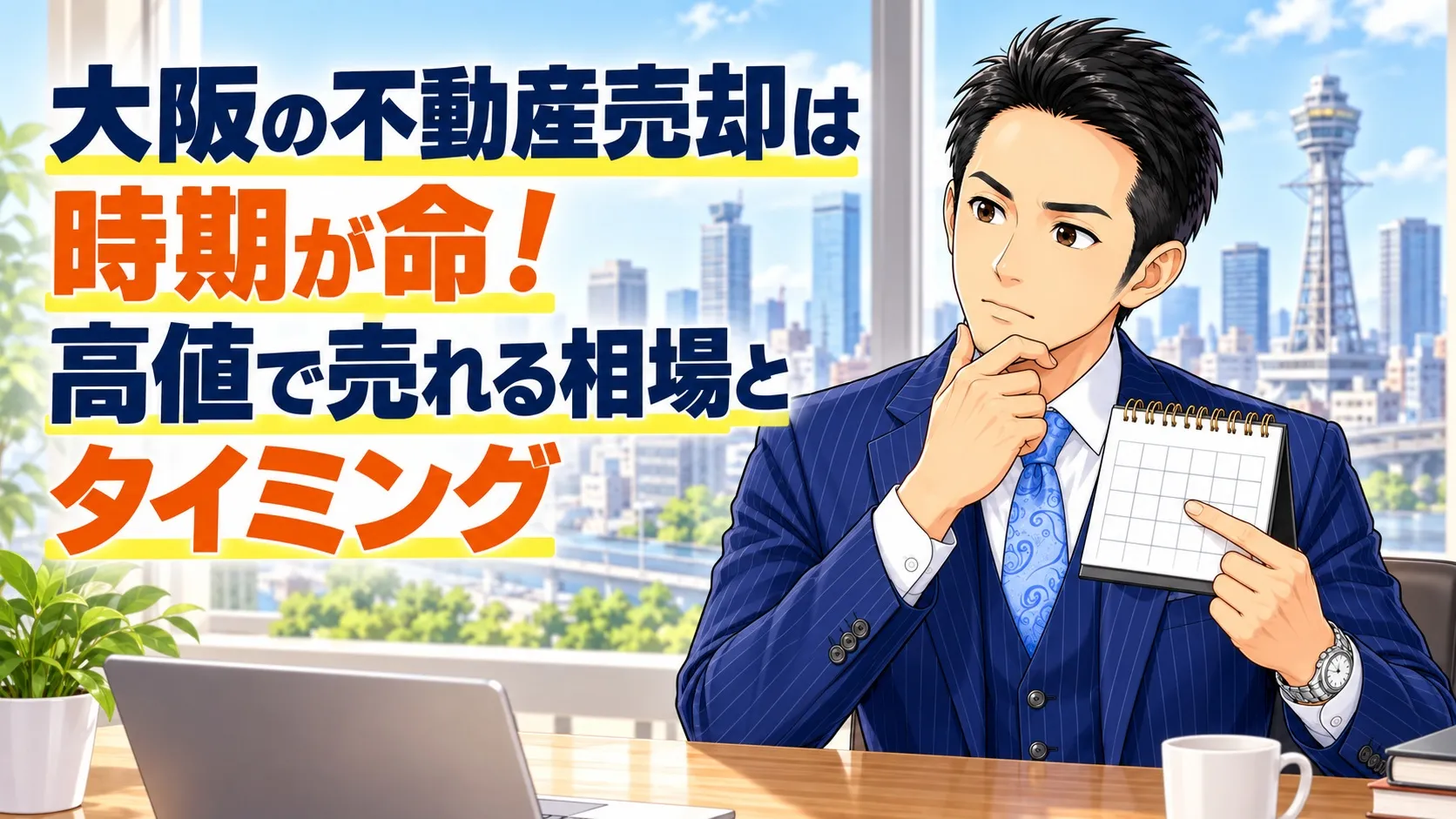 大阪の不動産売却は時期が命！高値で売れる相場とタイミング