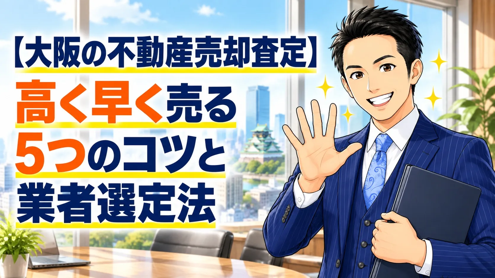 【大阪の不動産売却査定】高く早く売る5つのコツと業者選定法