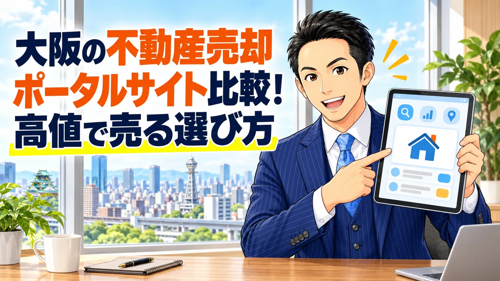 大阪の不動産売却ポータルサイト比較！高値で売る選び方