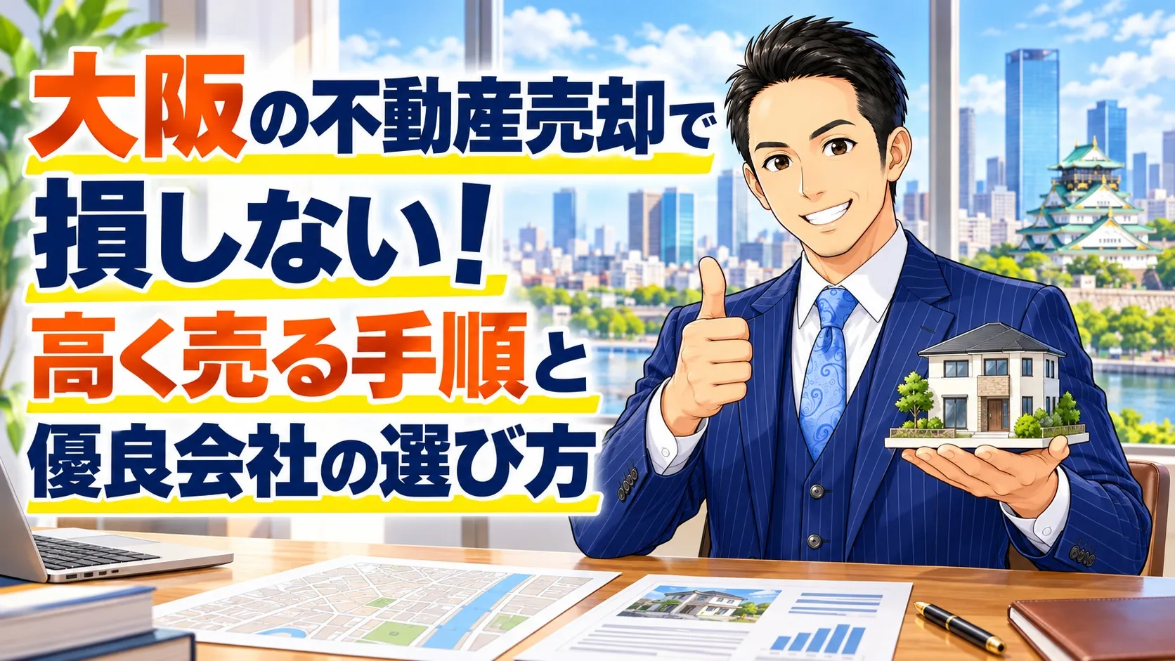 大阪の不動産売却で損しない！高く売る手順と優良会社の選び方