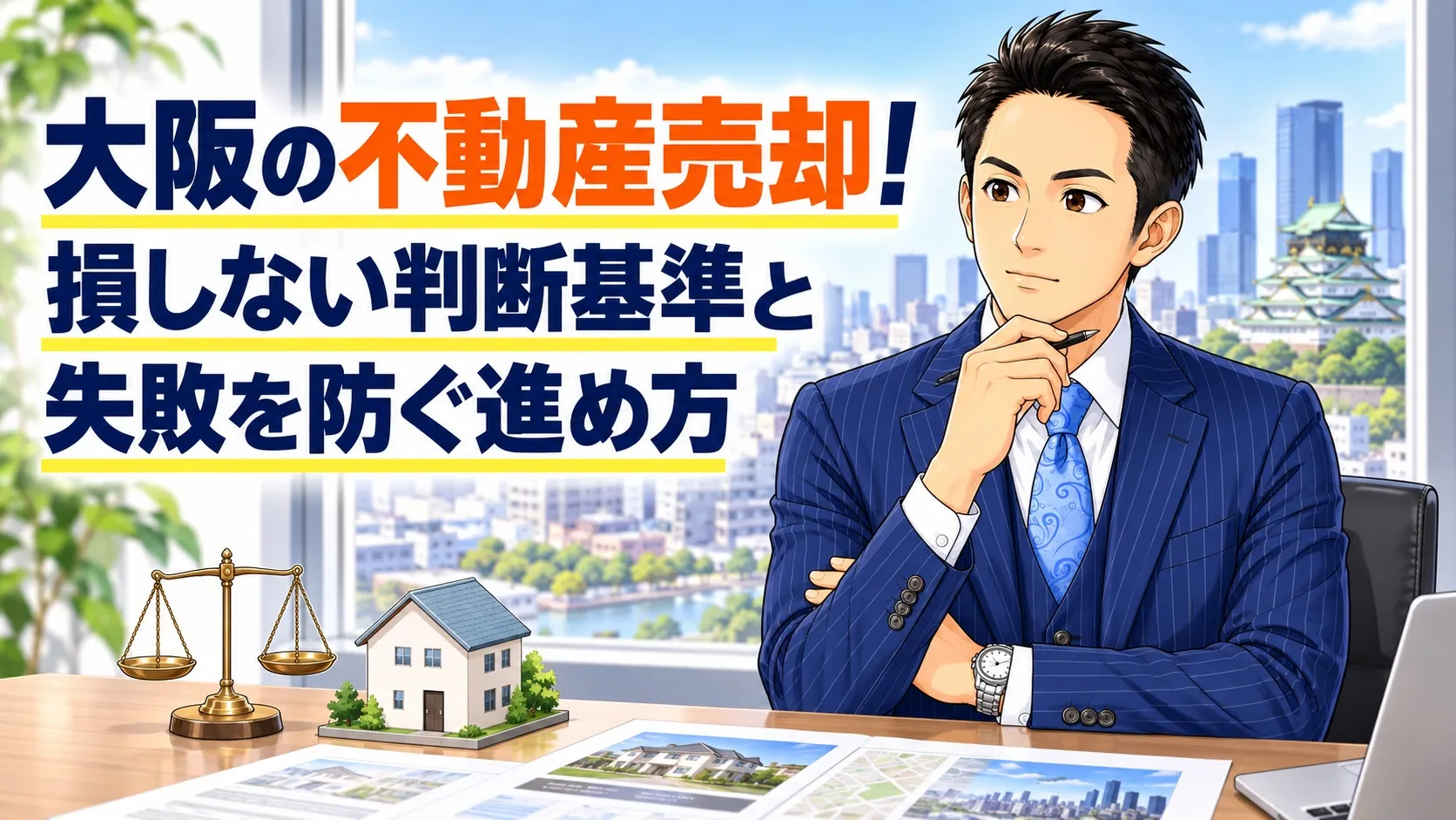 大阪の不動産売却！損しない判断基準と失敗を防ぐ進め方
