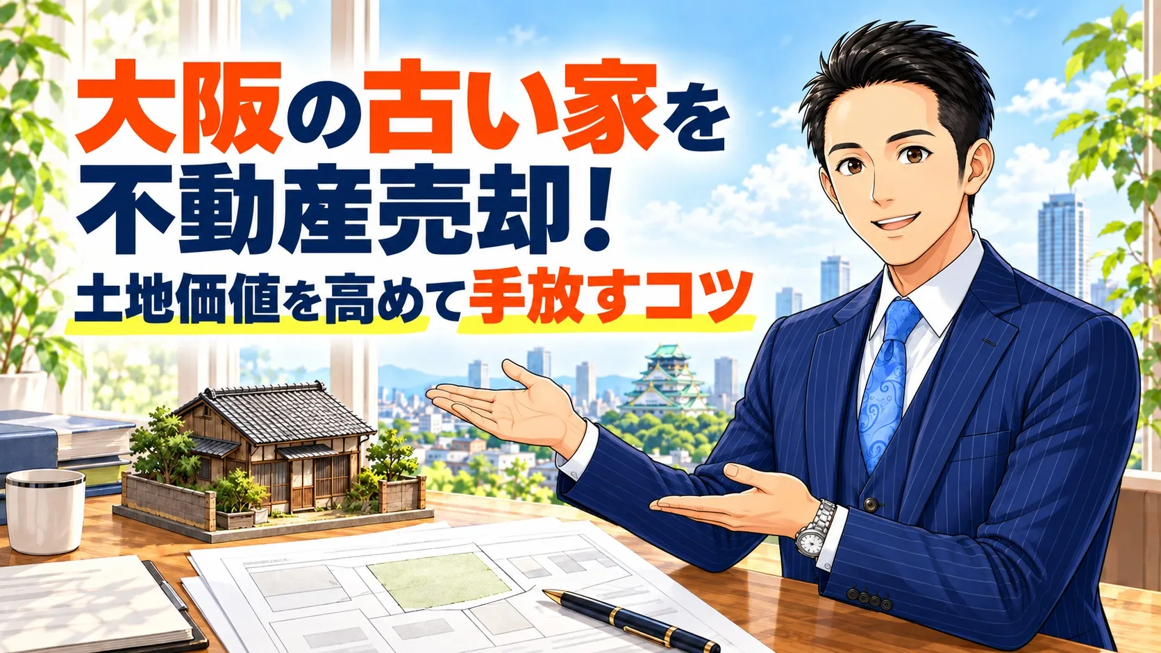 大阪の古い家を不動産売却！土地価値を高めて手放すコツ