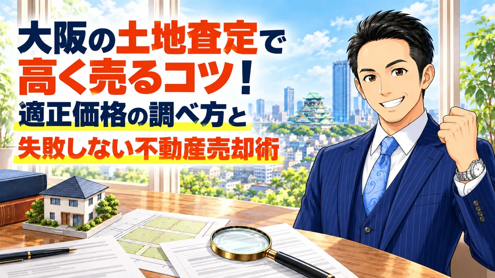 大阪の土地査定で高く売るコツ！適正価格の調べ方と失敗しない不動産売却術